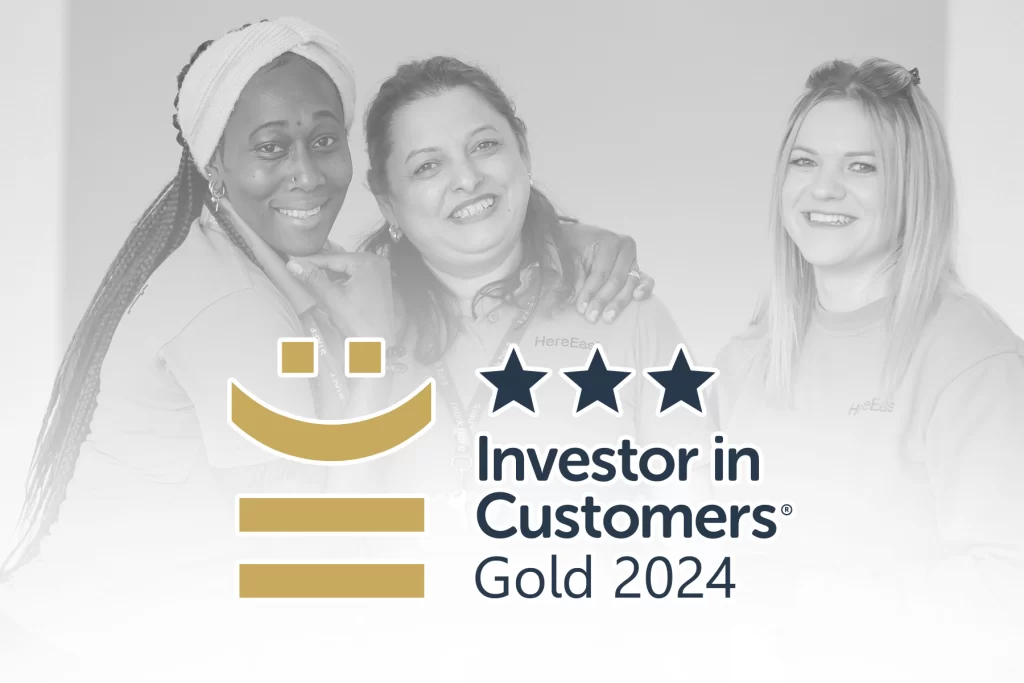 Investors in Customers Gold Award